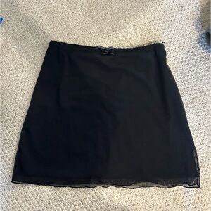 Brandy Melville Black Ciara Skirt